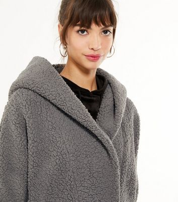 fleece coatigan