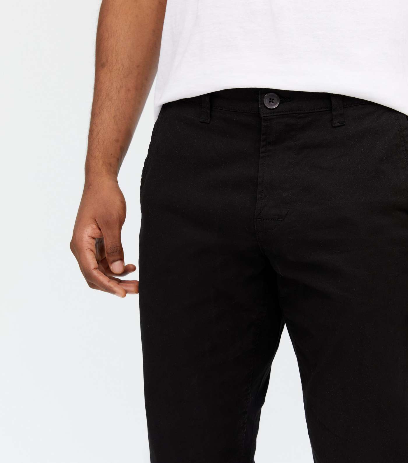 Only & Sons Black Skinny Fit Chinos Image 3