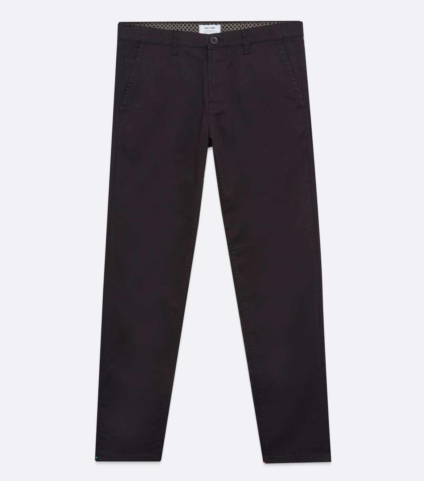Only & Sons Black Skinny Fit Chinos Image 5