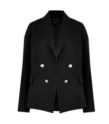 black petite blazer