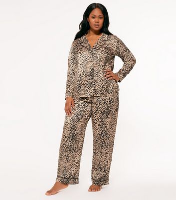 Look Leopard Print Pyjamas Flash Sales 