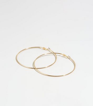 Skinny on sale gold hoops