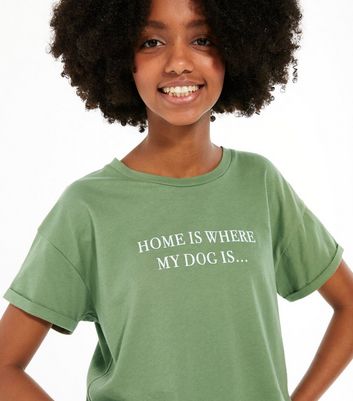 new look dog t shirt