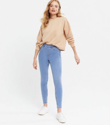 New Look Indigo Mid Rise Lift & Shape Emilee Jeggings - ShopStyle Stretch  Jeans