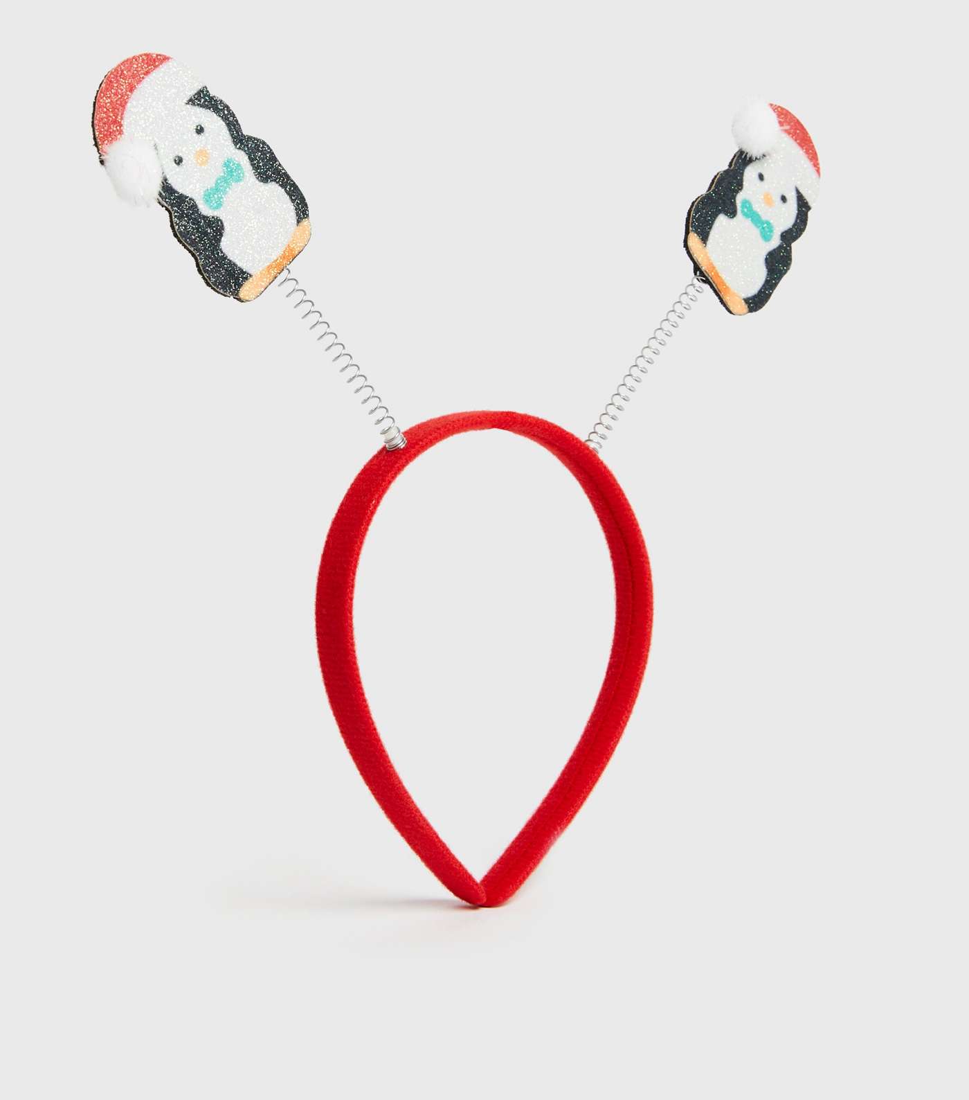 Multicoloured Christmas Penguin Bopper Headband