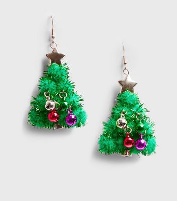 new look christmas earrings