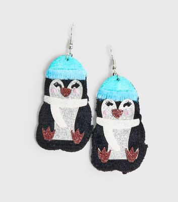 Christmas penguin deals earrings