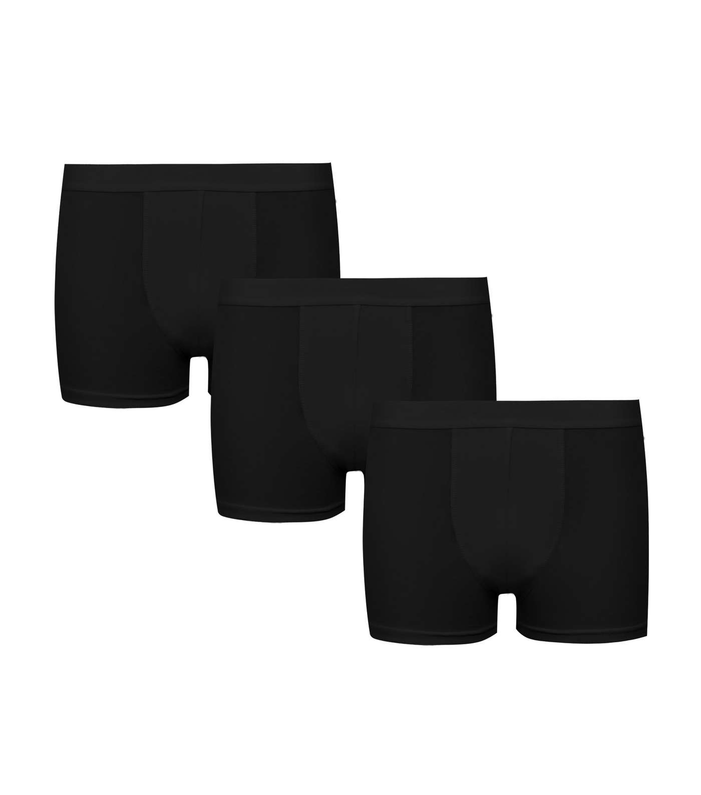3 Pack Black Jersey Boxers