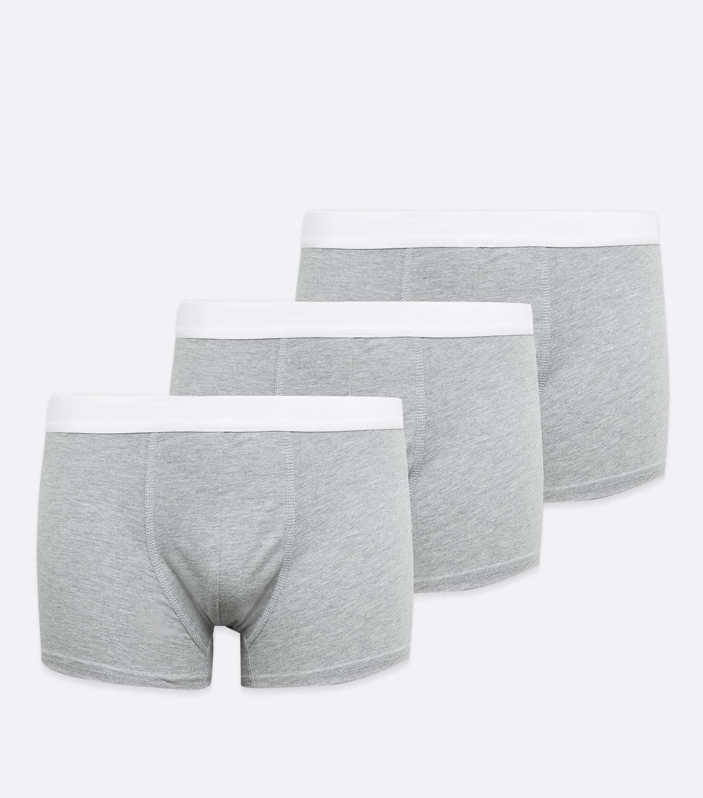 3 Pack Grey Jersey Boxers