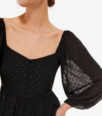 button front peplum blouse