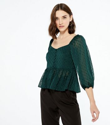 chiffon tops new look