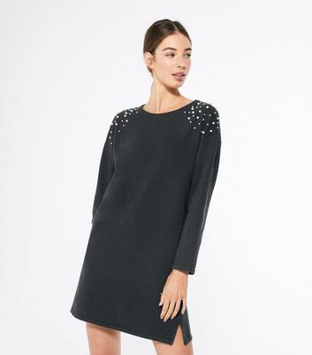 pearl embellished sweatshirt