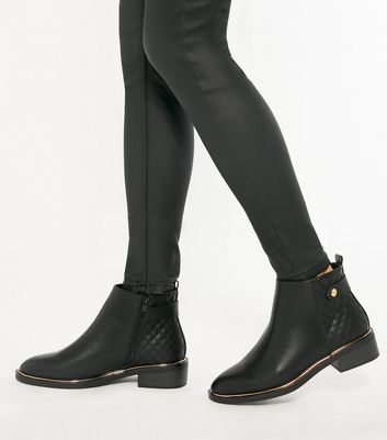 new look ankle boots wide fit
