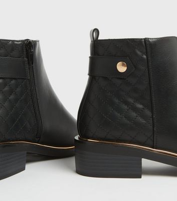lipsy quilted boots