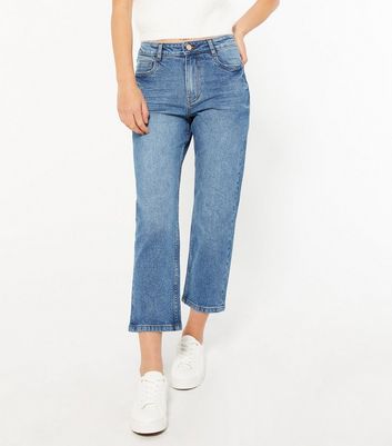 blue ankle length jeans