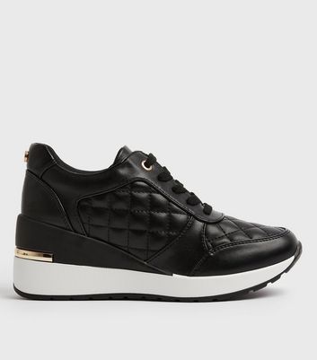 new look black wedges