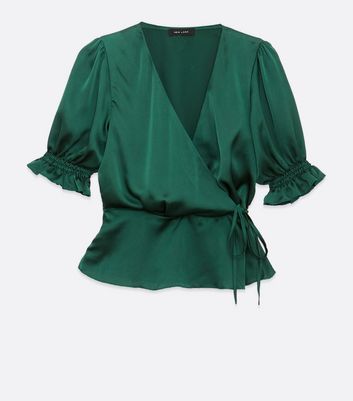 new look satin blouse
