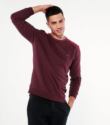 Dark red best sale sweatshirt