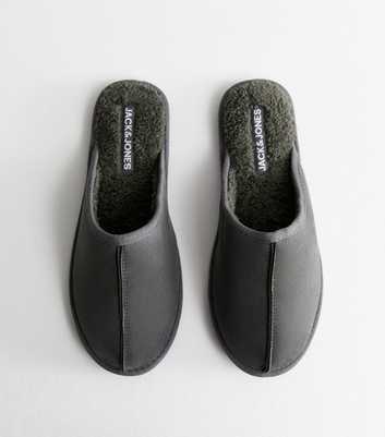 Jack & Jones Dark Grey Faux Suede Slippers