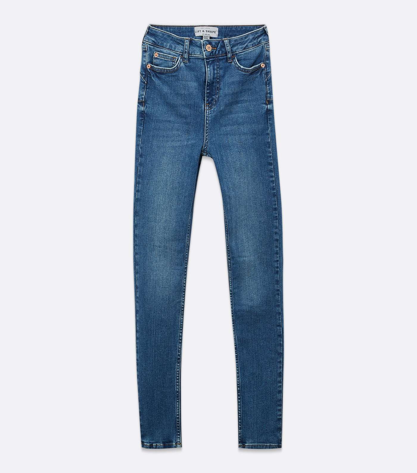 Blue 'Lift & Shape' Jenna Skinny Jeans Image 5