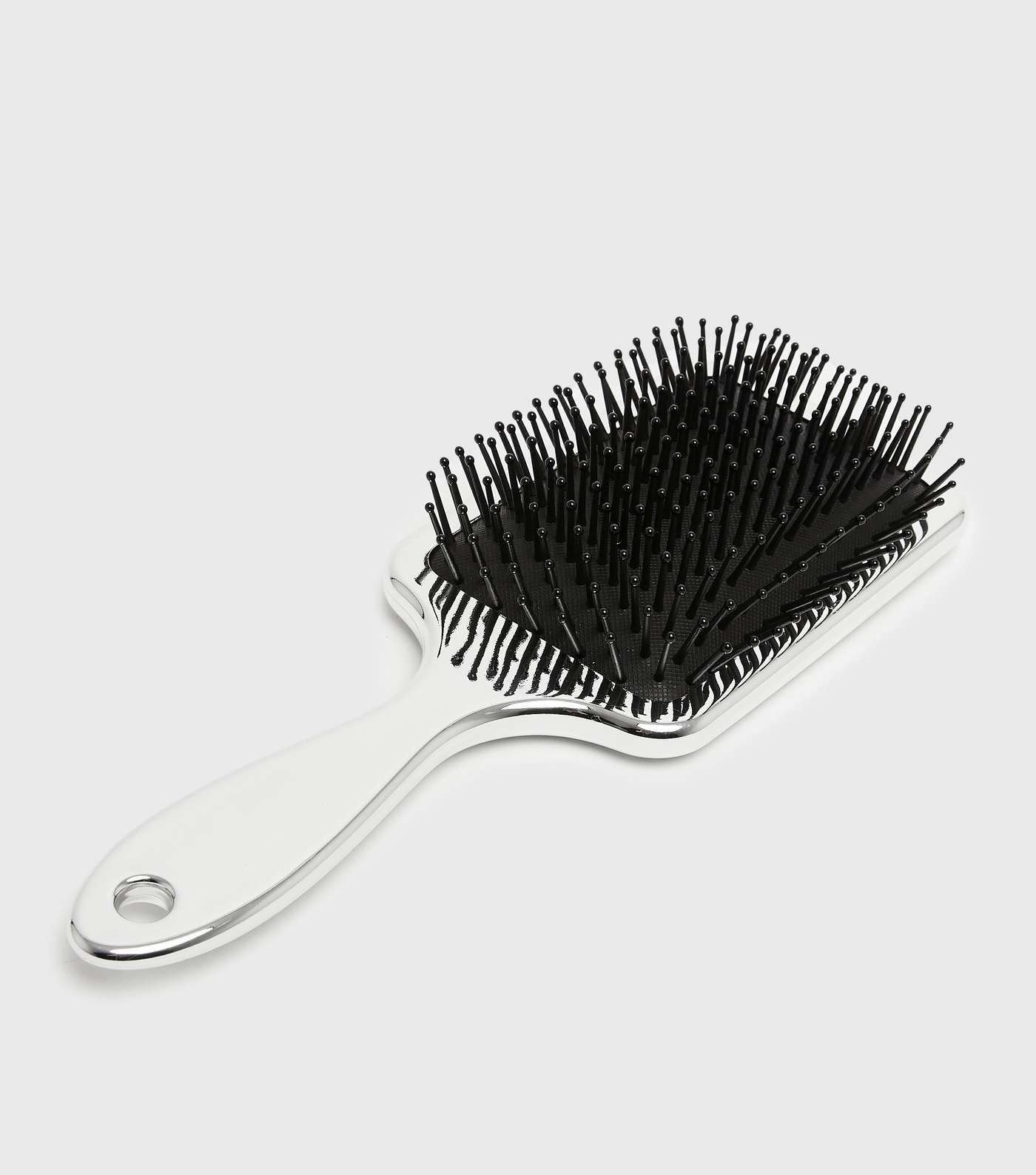 Silver Diamanté Paddle Hair Brush