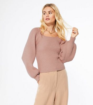square neck jumpers