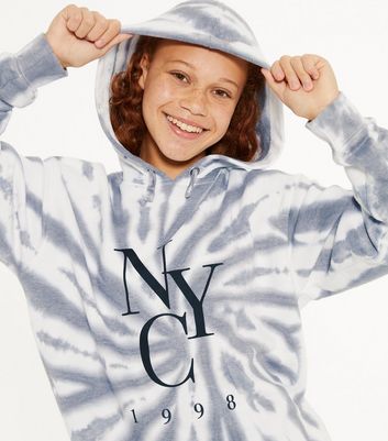 light grey tie dye hoodie