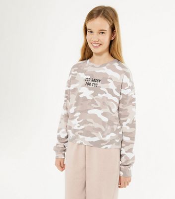 girls brown sweatshirt