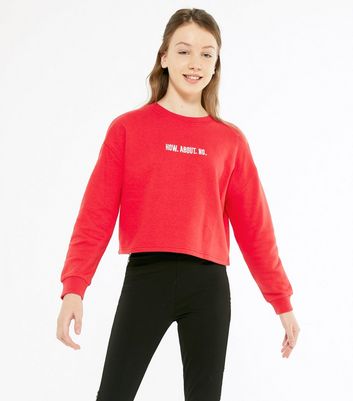 New look slogan on sale sweatshirt