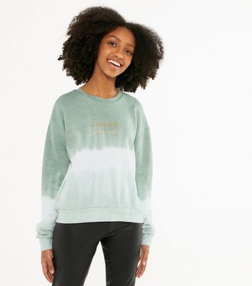 light green sweatshirt women's