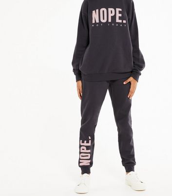 girls dark grey joggers