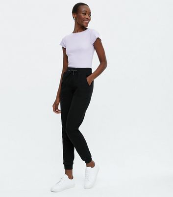 Tall Black Slim Leg Jersey Joggers 