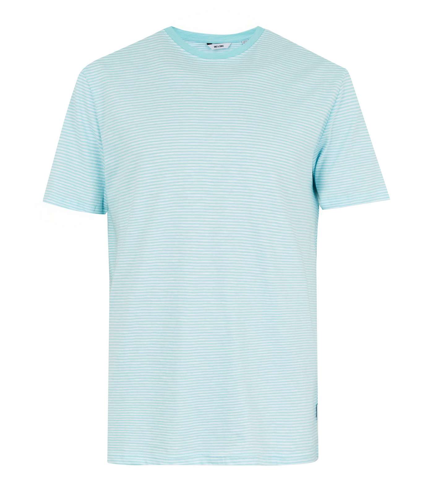Only & Sons Pale Blue Stripe T-Shirt 