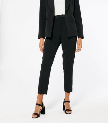 ASOS DESIGN skinny black tuxedo suit trousers  ASOS