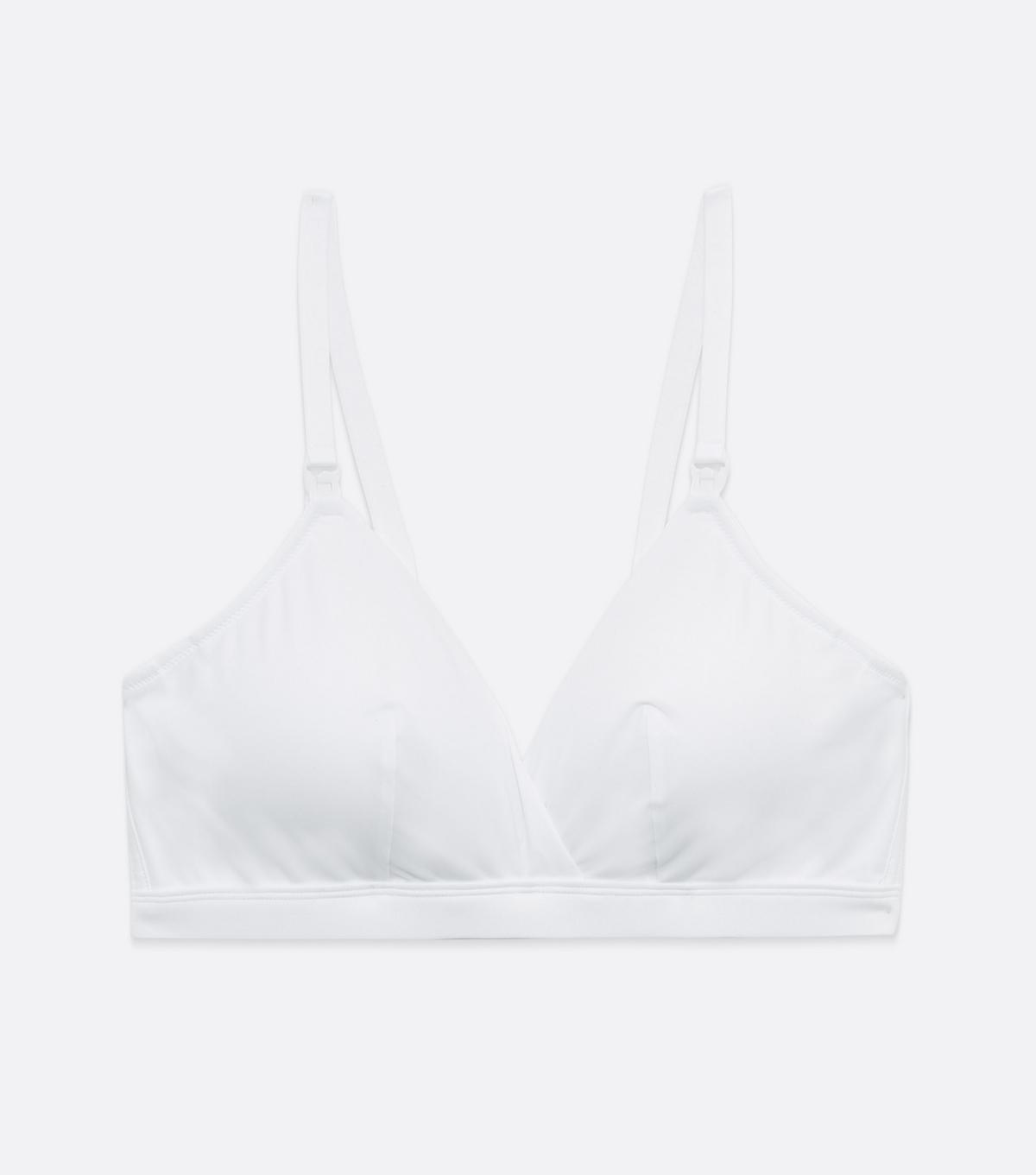 Women's Maternity White Padded Nursing Bra New Look