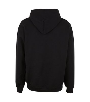 Image of Black Slogan Club Paradise Hoodie New Look