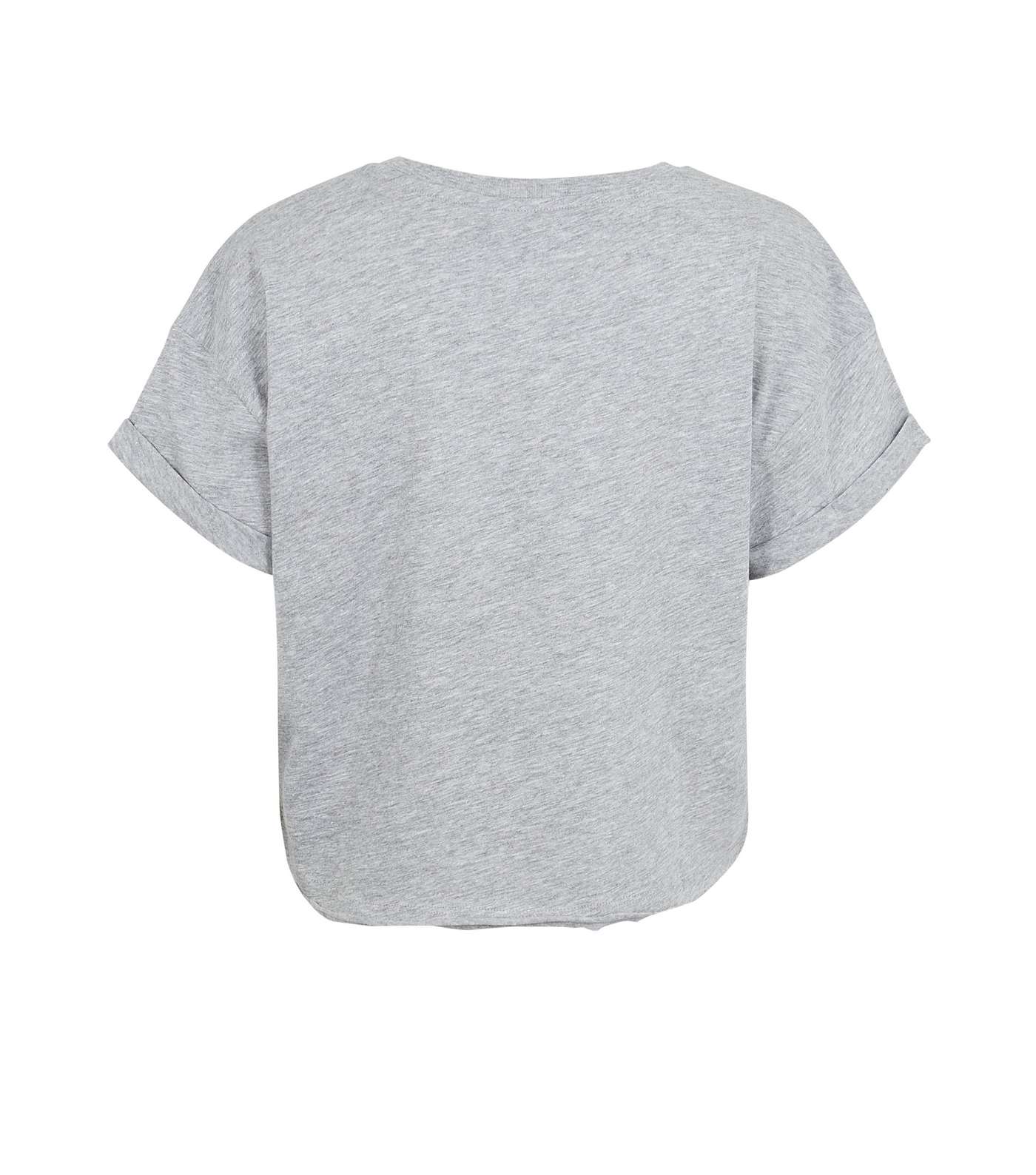 Girls Grey Boo Boogie Slogan T-Shirt Image 3