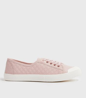 New look hot sale pink trainers