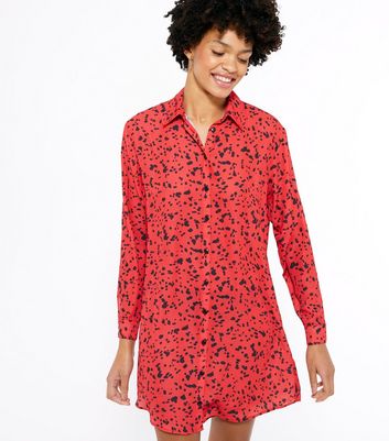 next red leopard print top