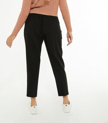 New Look Women's Petite Black Slim Leg Trousers - UK 16
