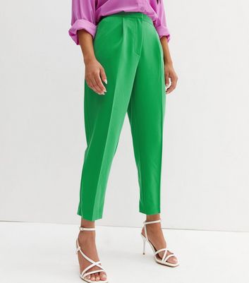 Women Vintage High Waist Wide Leg Pants Simple Elegant Solid Loose Casual  Pants Straight Ankle Length Green  Trousers women outfit Fashion  Fashion inspo outfits