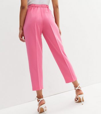 bright pink trousers womens