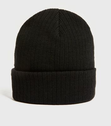 new look black beanie