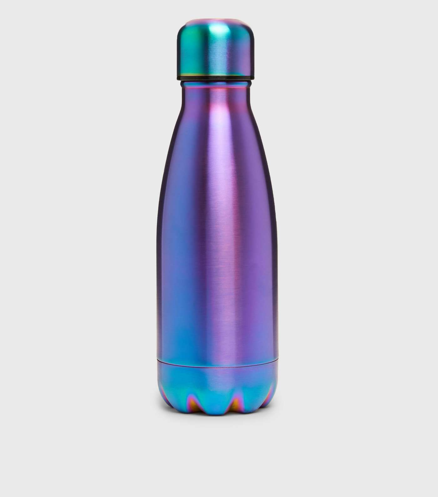 Multicoloured Oil Slick Metal Water Bottle