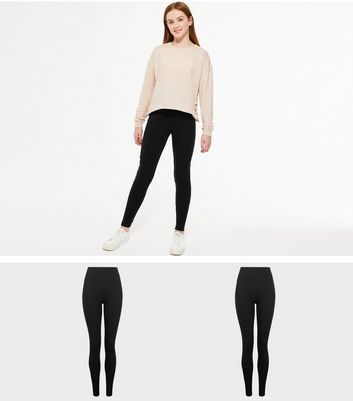 New look on sale leggings 2 pack