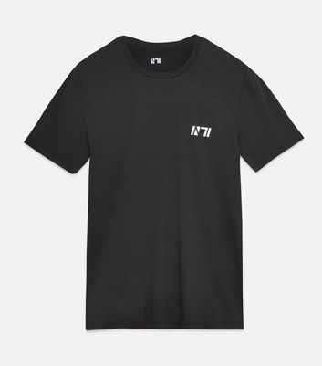Herrenmode Bekleidung für Herren Black Muscle Fit Logo T-Shirt