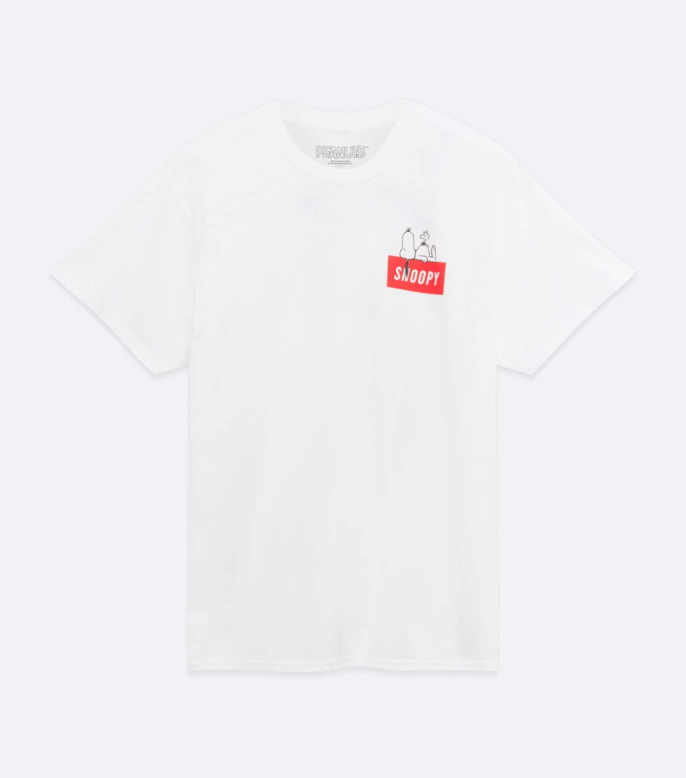 White Snoopy Skater Back T-Shirt Image 5