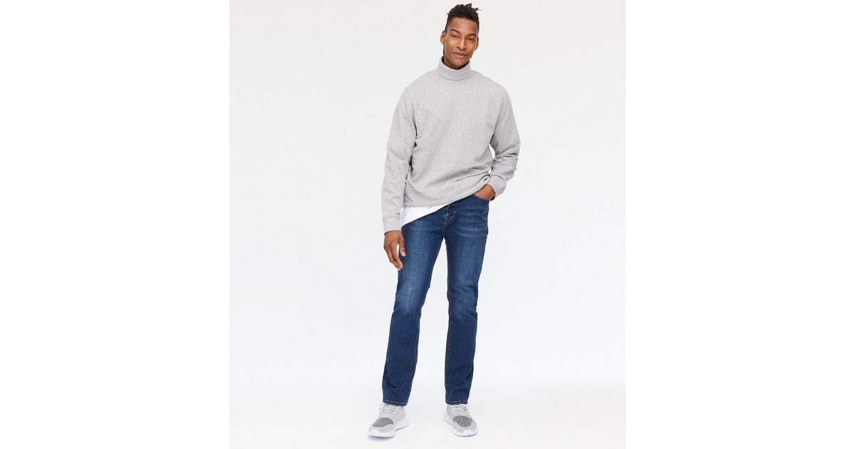 Blue Rinse Wash Slim Stretch Jeans | New Look