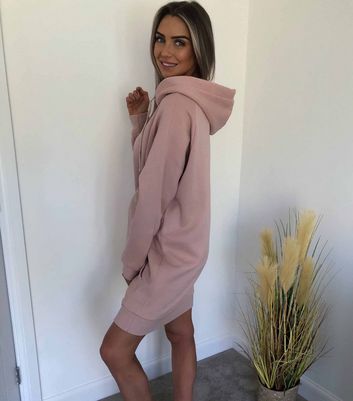 Urban Bliss Mid Pink Hoodie Dress | New 