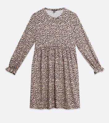new look maternity leopard print dress